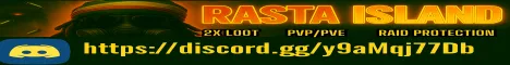 RASTA ISLAND – 2x CUSTOM LOOT• PVP/PVE • WEED DISPENSARY • HARDCORE • US CENTRAL