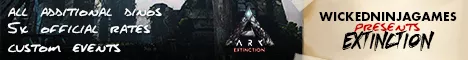 (WNG) 5x PvE UK Cluster - Extinction - (v358.24)