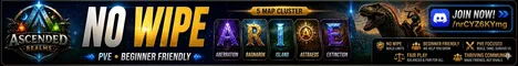 [ASA REALMS] Ascended Realms 3x XP 5XG 10XT 20XB - The Island