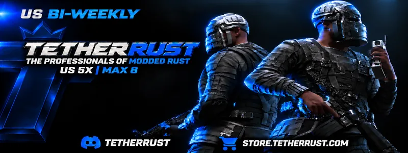 [US] TetherRust.com 5X | Shared BPs [Loot++|Shop|MyMini] MAX 8
