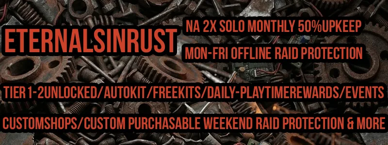 ETERNALSINRUST NA 2x | Solo | Monthly | Offline Protection