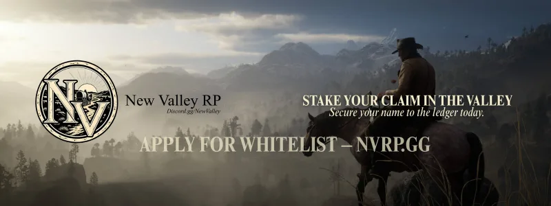 New Valley RP | A Story-First 18+ Whitelisted RedM Community